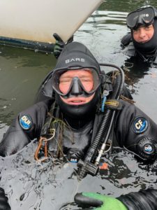 Don Scoby SCUBA diving diver seasonal work